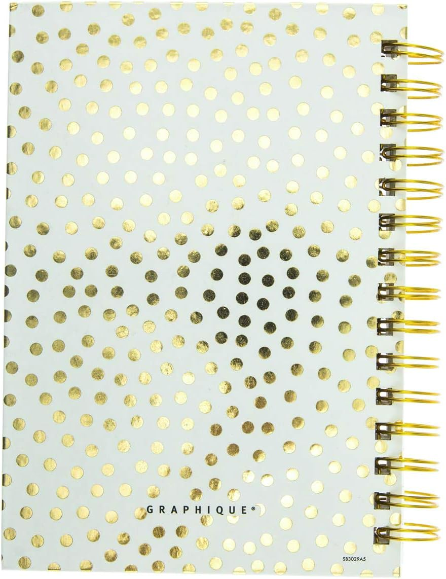 Graphique Designer Notebooks - Do More of What Makes You Sparkle - Spiral Bound Writing Journals for Offices, Schools, Classrooms, and More - Hard Cover with 160 Ruled Pages (6.25" X 8.25") image number 1