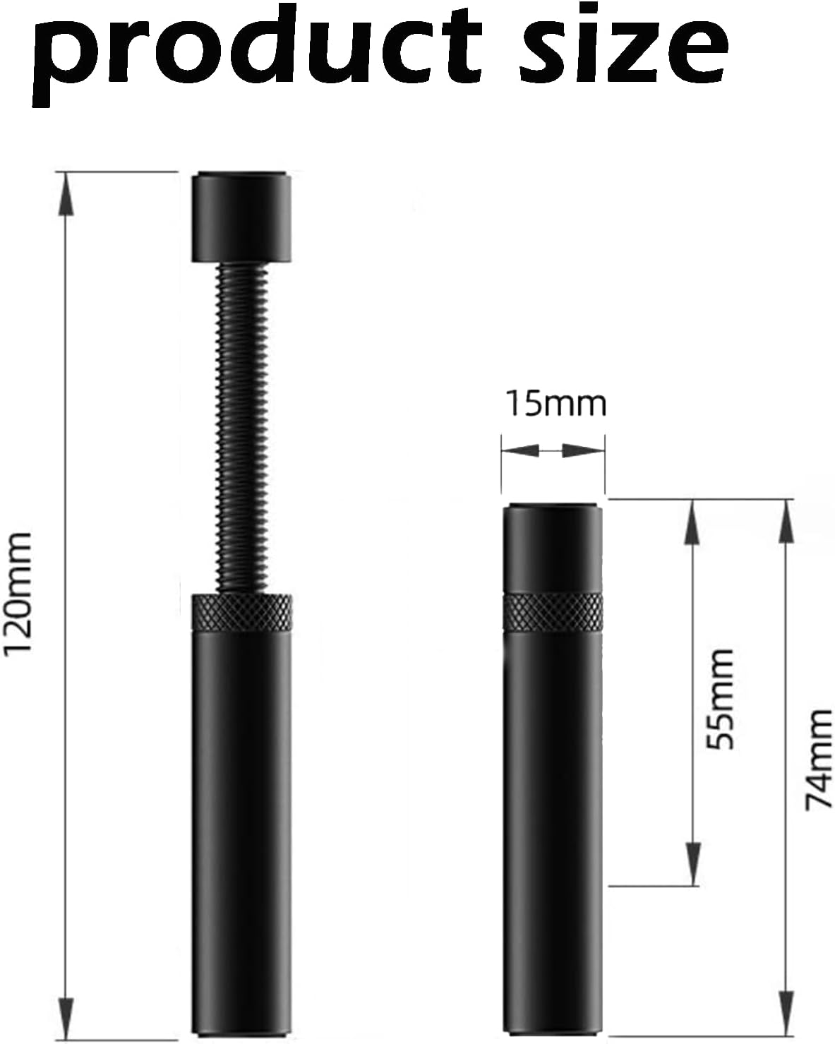 Treayes Card GPU Brace Support - Adjustable GPU Support Bracket for Computer Components, Universal Graphics Card GPU Stand, Video Card Sag Holder (Black, L, 74-120Mm)