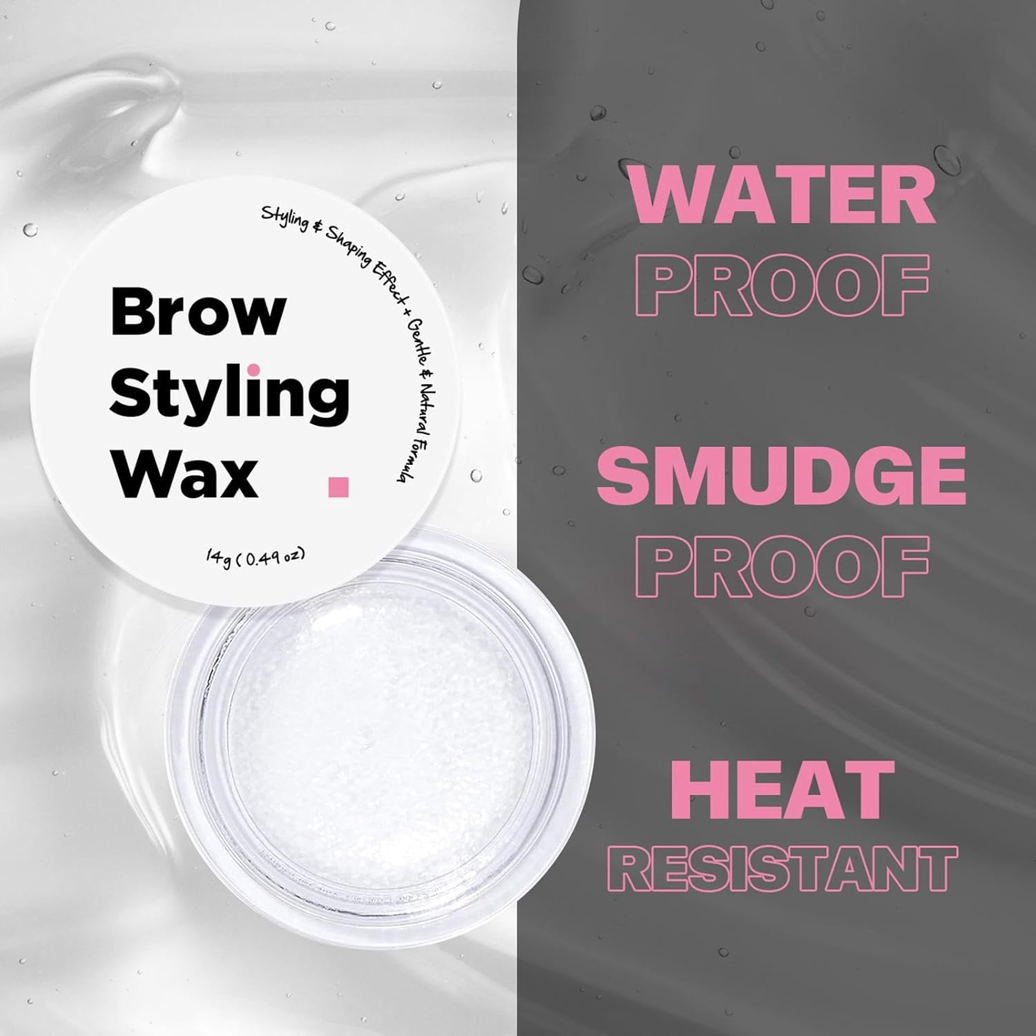 Eyebrow Gel,Long Lasting Clear Eyebrow Shaping Wax | Daily Use Eye Brow Lift Makeup Shaping Cosmetics for Women, Girlfriend, Mom image number 2