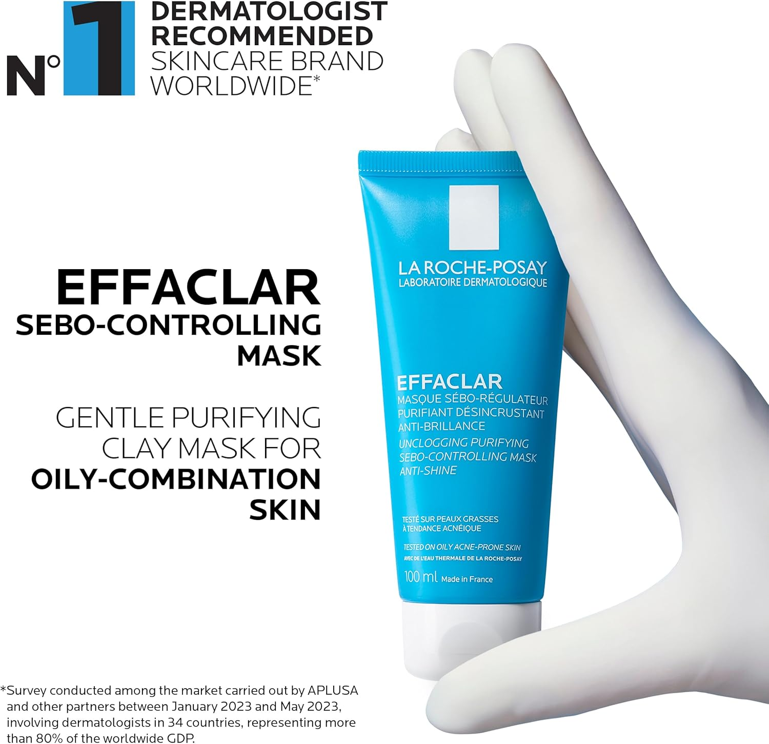 La Roche-Posay Effaclar Anti-Acne Purifying Mask 100Ml image number 4