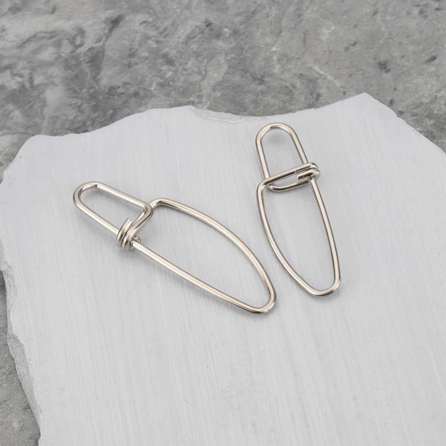 Create Idea 180Pcs Stainless Fishing Snaps Duo Lock Snap Kit for Saltwater Freshwater, Silver (11.6Mm 14.5Mm 16.5Mm 21Mm 23.5Mm 28Mm 34Mm 40Mm 47.5Mm) image number 1