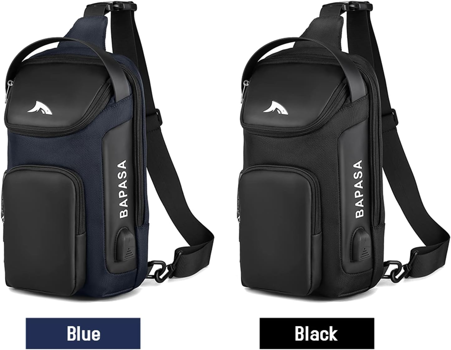 Anti-Theft Chest Bag USB Casual Shoulder Bag Sling Backpack BBZY image number 5