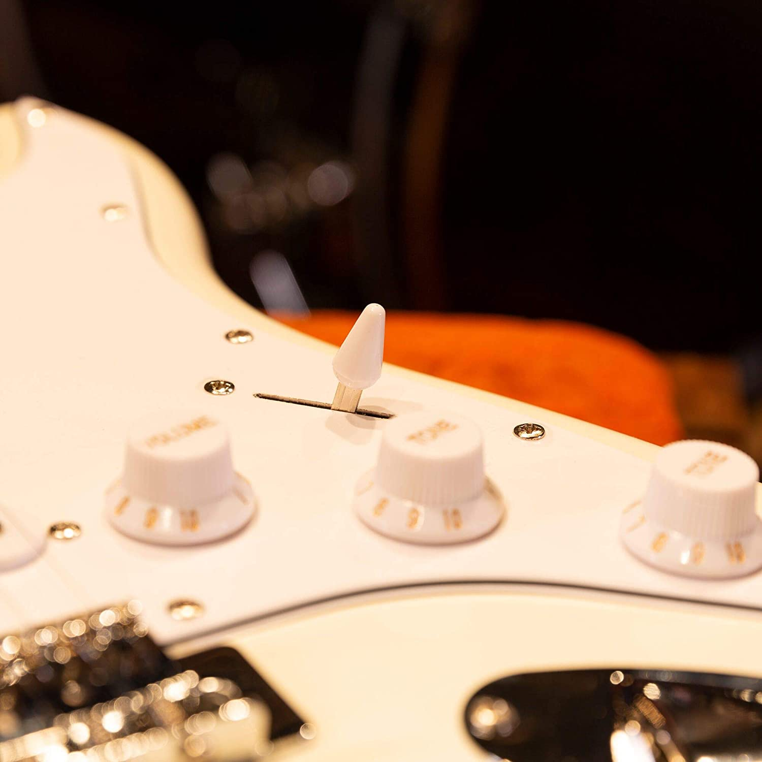 MAX Gigkit White Stratocaster Electric Guitar Pack image number 6