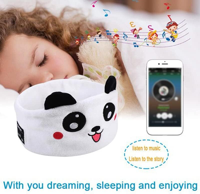 AIMALL Kids Bluetooth Headband Headphones &ndash; Wireless Sleeping Music Headwear, Cute Earphones for Children, Soft, Comfortable, with 6 Hours Playtime, Bluetooth V5.0 image number 1