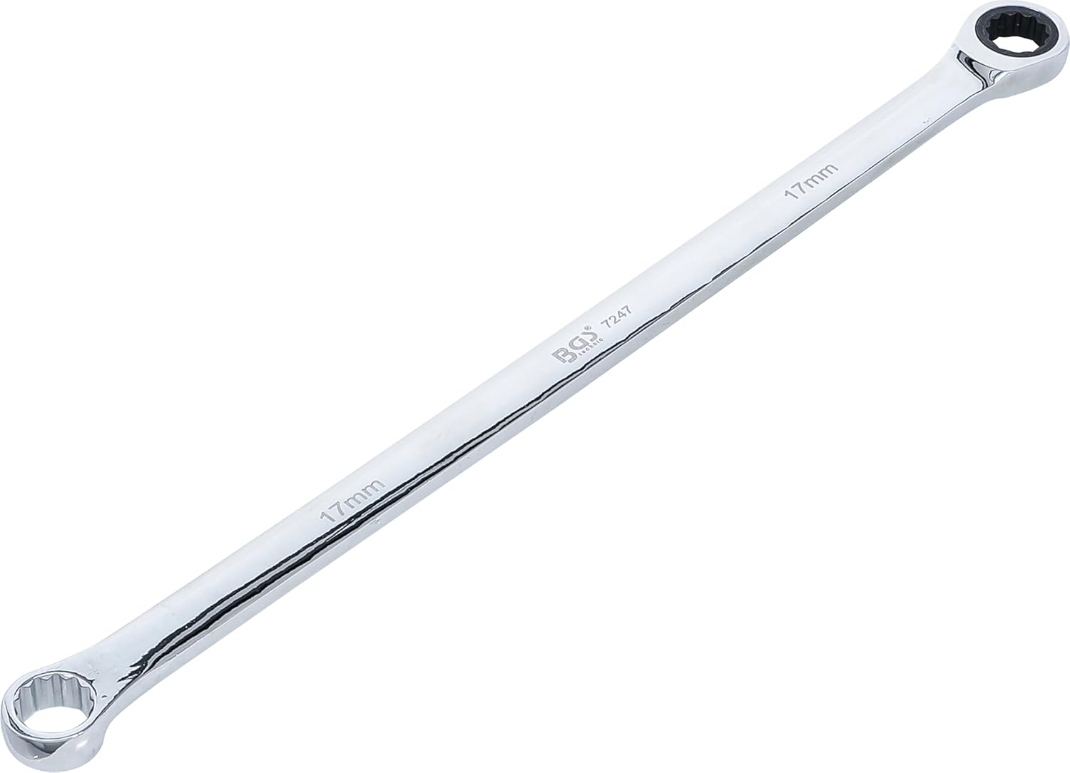 BGS 7247 Ratchet Ring and Ring Spanner Extra Long SW 17 Mm image number 3