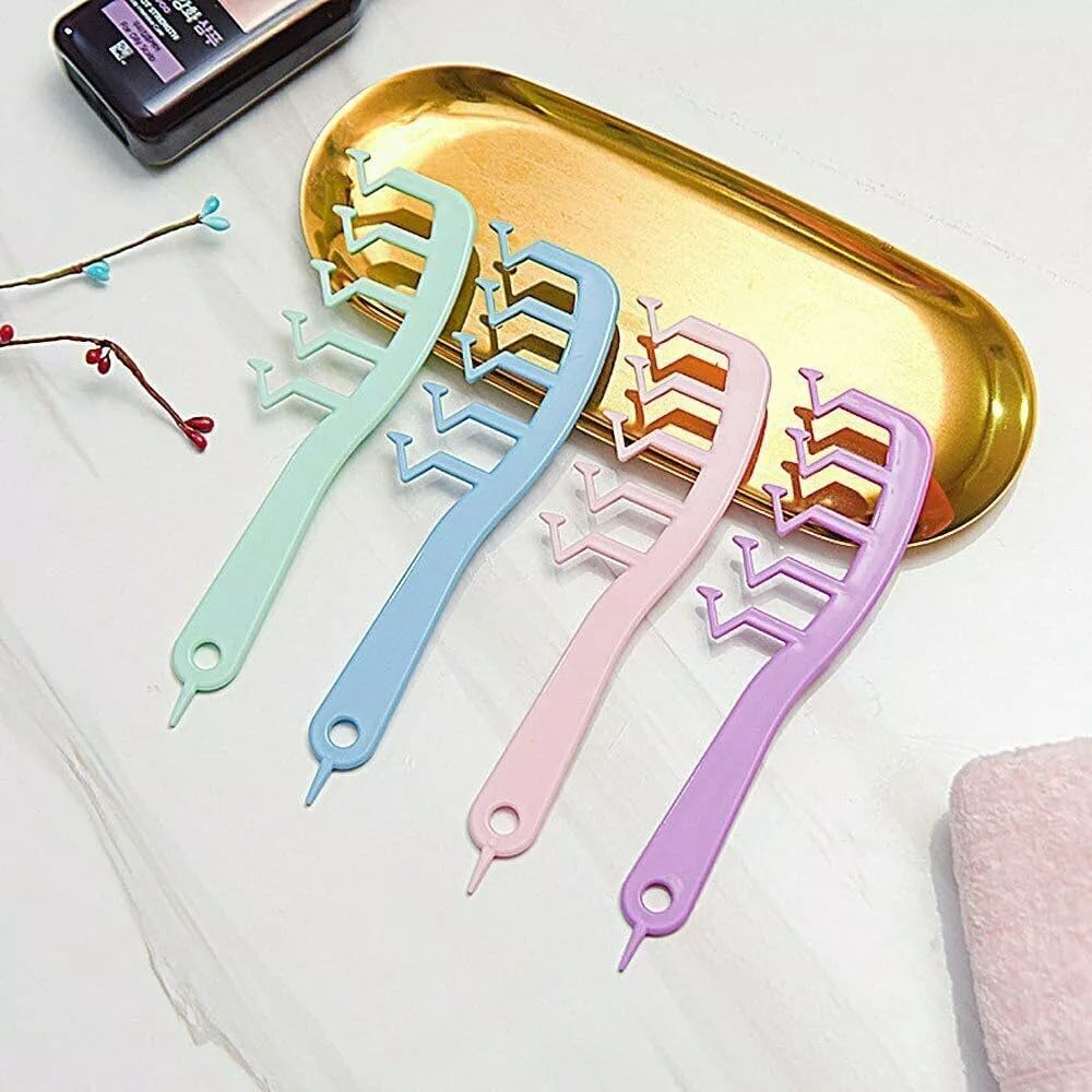 Tootoo Magic Hairstyle Tools Hair Comb with Z Shape Teeth Easy Using Candy Color (Green) image number 2
