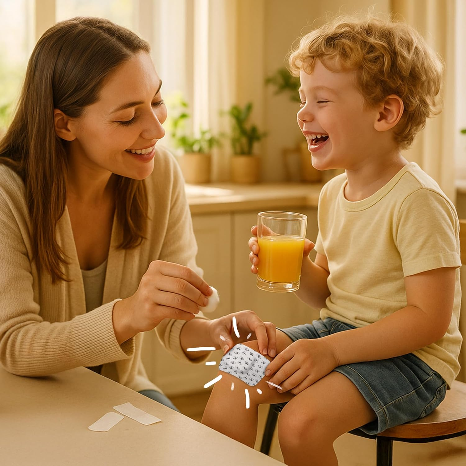 Patch Eco First Aid Kit, Assorted Hypoallergenic Adhesive Sizes Large and Small Bandages for Sensitive Skin, Essential Medical Supplies in a Reusable Tin, Latex Free, Sensitive Skin Bandages, 77 Ct image number 1