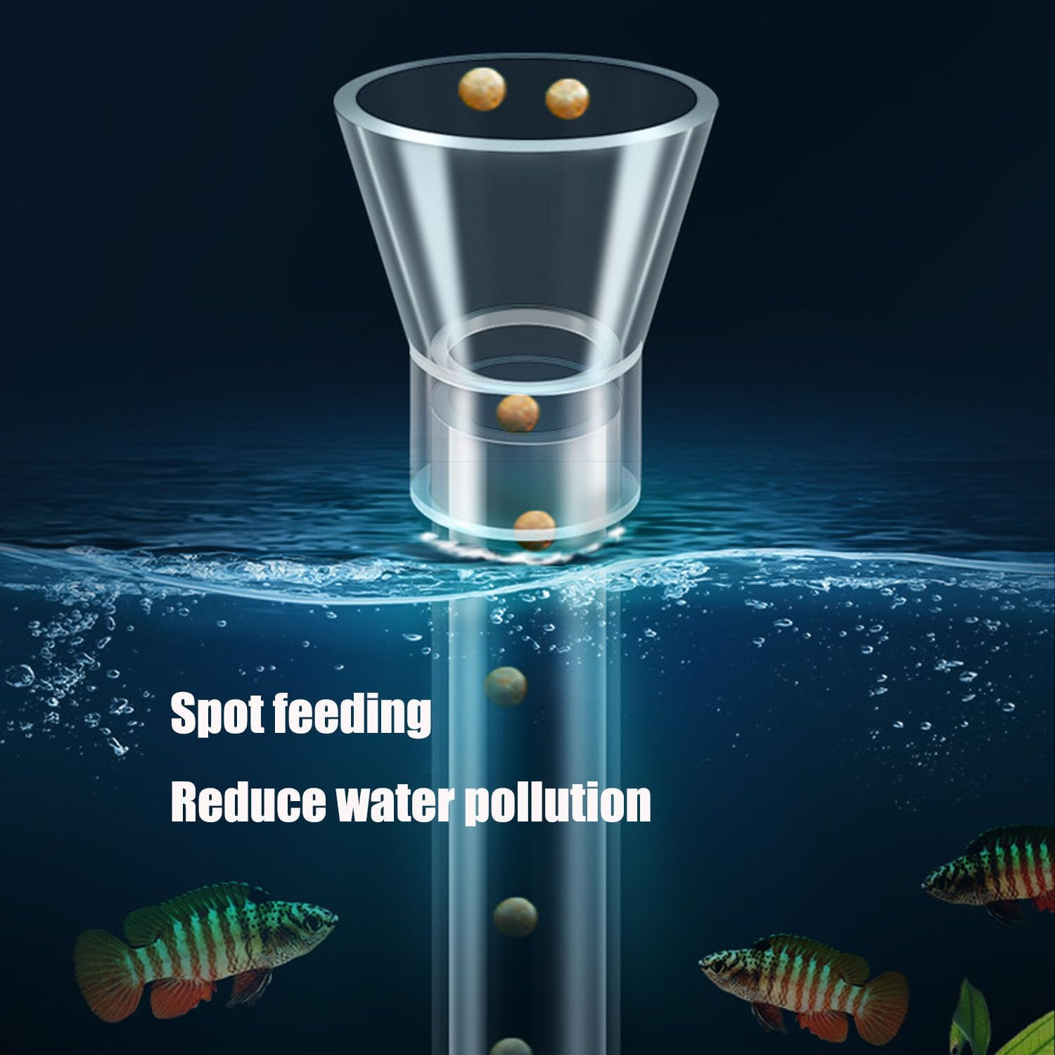 Mtxorvix Shrimp Feeding Tube and Dish, Fish Tank Feeding Ring, Glass Shrimp Feeding Tube and Dish for Aquarium Shrimp, Fish Tank Shrimp Feeder with Glass Bowl and Suction Cups (25CM)