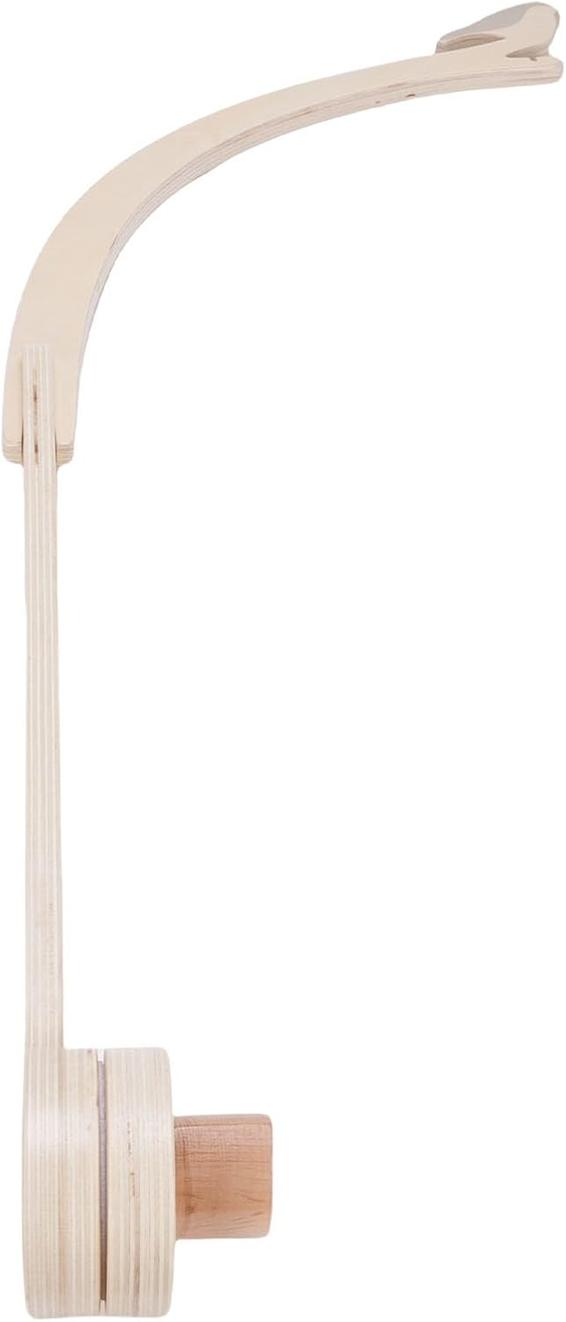 Baby Crib Mobile Arm, Beech Wood Baby Crib Mobile Arm Holder No Tool Assembly Bracket with Secure Gripping Design for Nursery image number 4