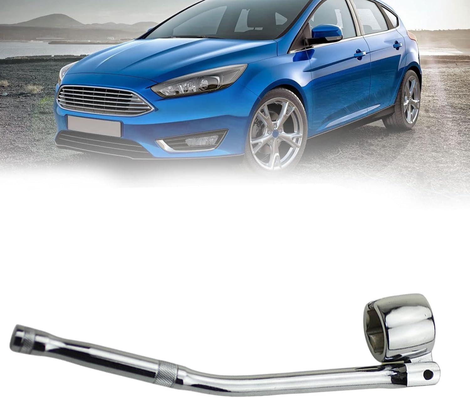 Riaisttd Oxygen Sensor Wrench, O2 Sensor Socket Removal Tool, Flexible Sensor Socket Tool, Offset Oxygen Sensor Socket, 6-Point Oxygen Sensor Socket Tool, Car Oxygen Sensor Tool, Oxygen Sensor Removal image number 2