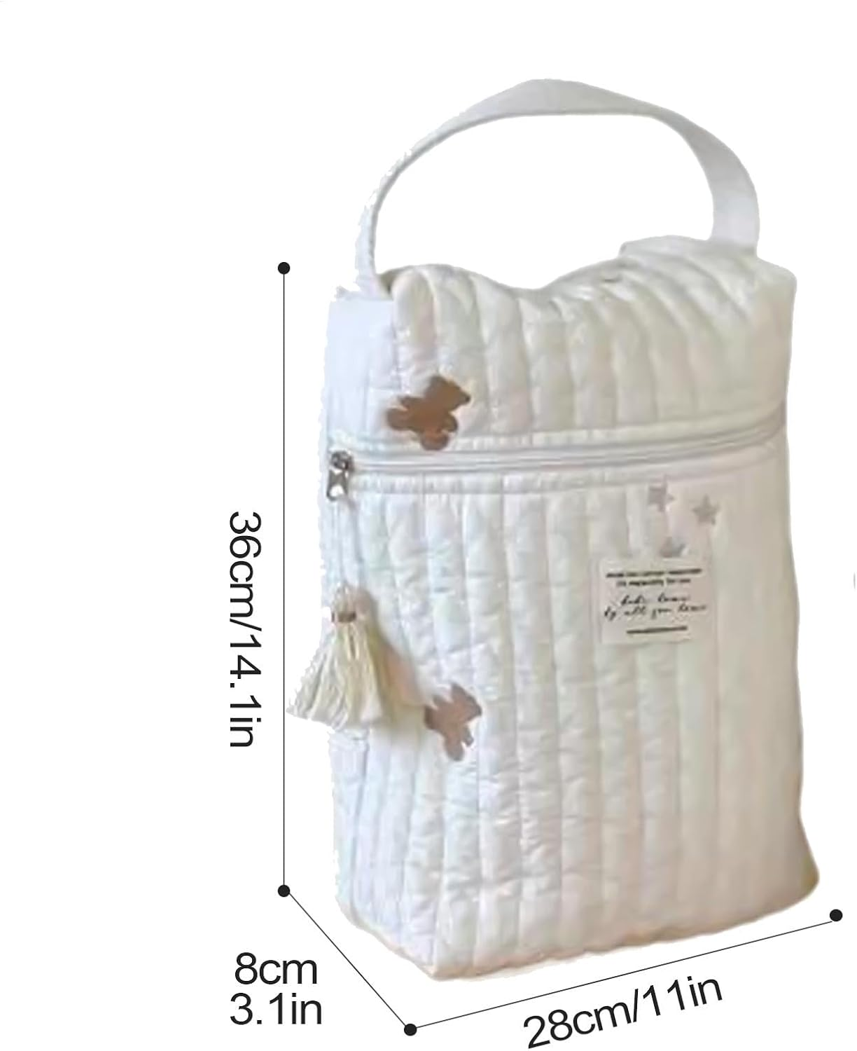 Diaper Bag Organizer, Multifunctional Diaper Bag Pouch, Travel Diaper Storage Bag, Baby Organizer Pouch, Compact Diaper Bag Insert, Diaper Storage Pouch with Zipper, Zipper Pouches for Diaper Bag image number 5