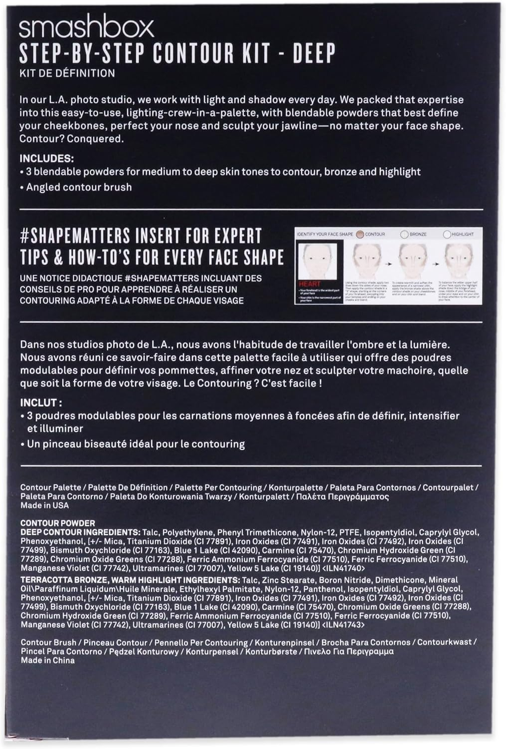 Smashbox Step by Step Contour Kit, Medium-Dark, 11.83 Ml