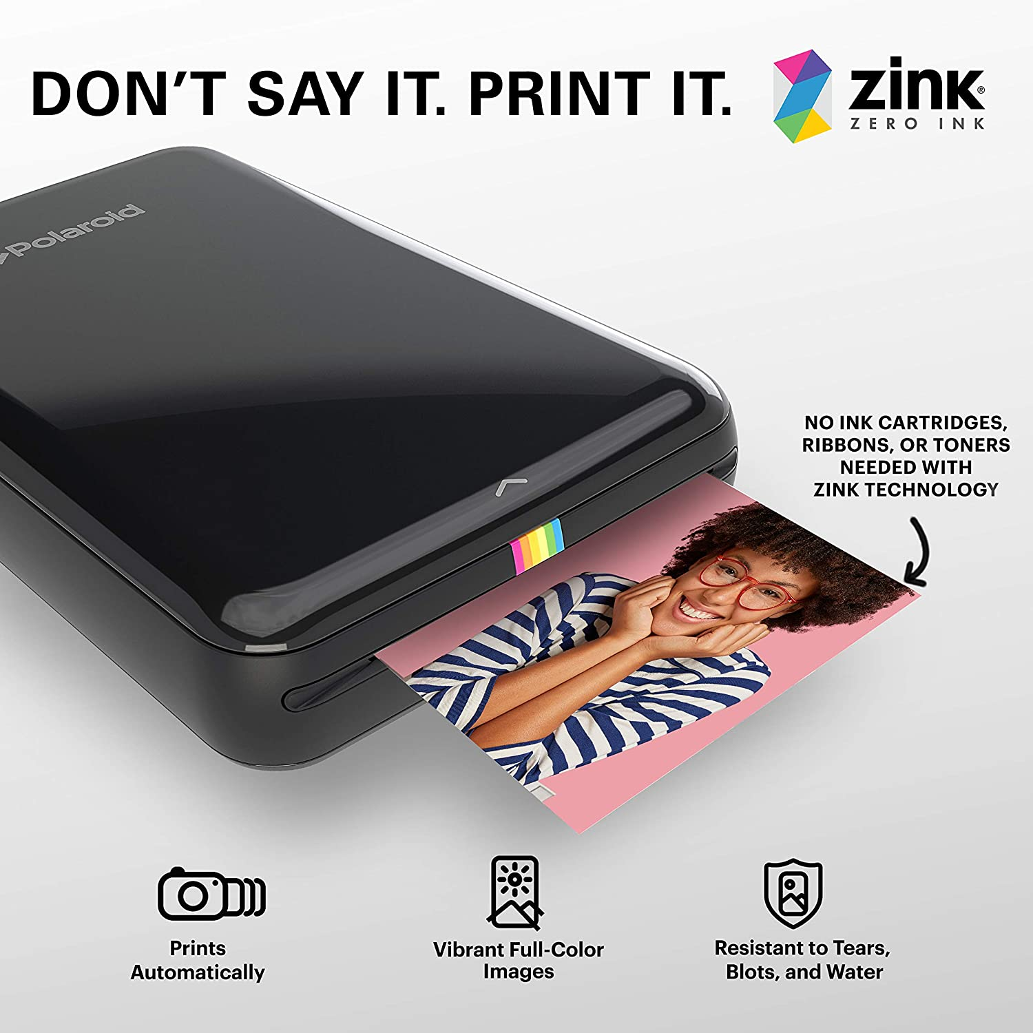 Zink 2"X3" Instant Photo Paper (150 Pack) Compatible with Polaroid Snap, Snap Touch, Zip and Mint Cameras and Printers image number 3
