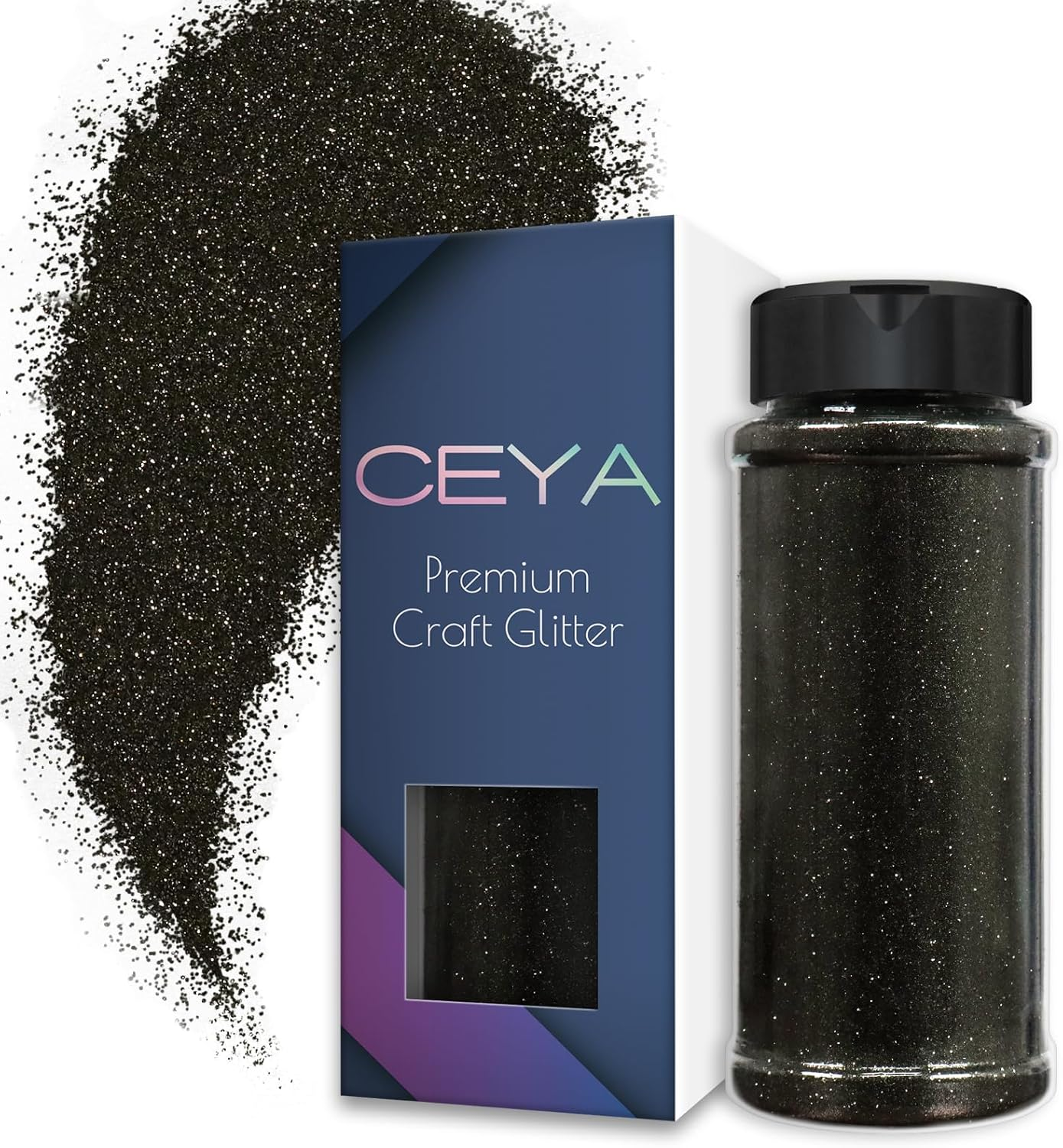 Ceya 3.8Oz/ 110G Ultra Fine Glitter Powder Champagne Gold Glitter 1/128&rdquo; 0.008&rdquo; 0.2Mm for Resin Tumbler Jewelry Nail Art Face Body Festival Makeup Scrapbook Wedding Cards Painting Arts
