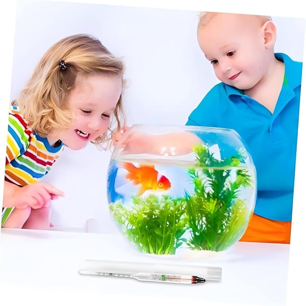 Seawater Fish Tank Density Meter, Saltwater Meter Salt and Brine Hydrometer Sea Water Quality Tester Aquarium Salinometer Aquarium Areometer Glass Plastic Sea Salt Water image number 3