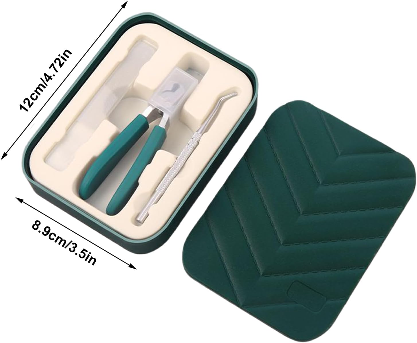 Nail Trimmer for Women - Beveled Trimmer with File and Spoon - Wide Jaw Anti-Splash Manicure Tool for Home Pedicure Salon Professional Grooming Travel image number 2