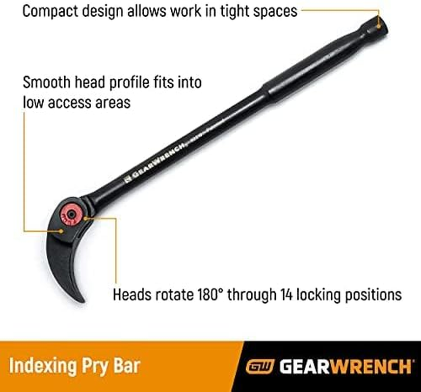 GEARWRENCH Indexing Pry Bar Set, 2-Pieces Set, 8 & 16 image number 1
