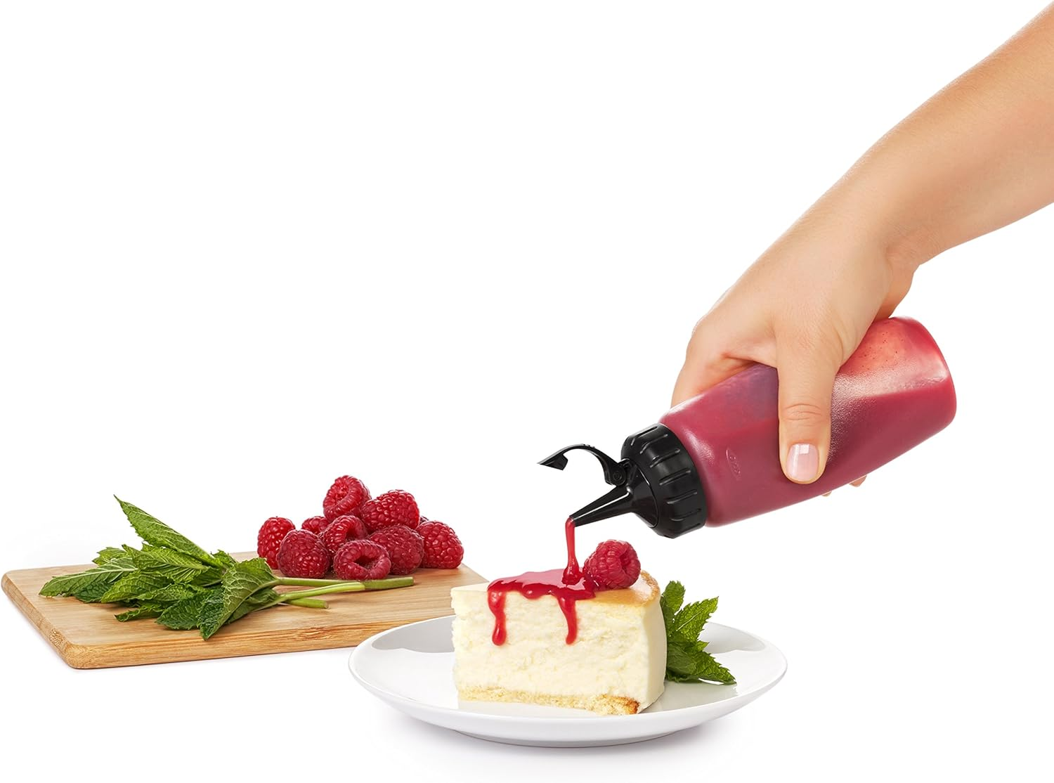 OXO Good Grips Chef'S Squeeze Bottle Small, 180Ml/6Oz (Pack of 3) image number 1