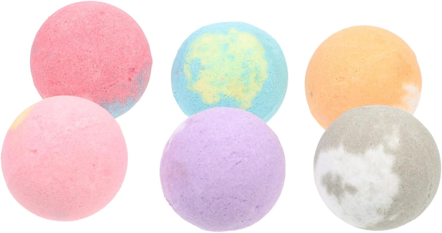 Healeved Portable Foot Soak Balls 6Pcs Mixed Essential Oil Bath Household Foot Bath Multi-Function Bath Balls For image number 3