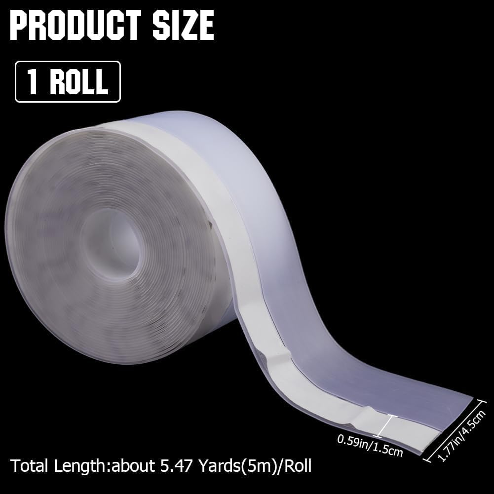 Silicone Door Seal Strip, 1Pc Silicone Weather Stripping Door Seal Strip Door Bottom Seal Strip Sealing Strip