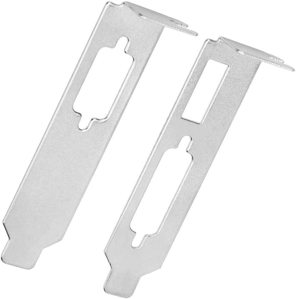 Low Profile Half Height Bracket HDMI + DVI + VGA for ATI Nvidia Video Graphics Card image number 2