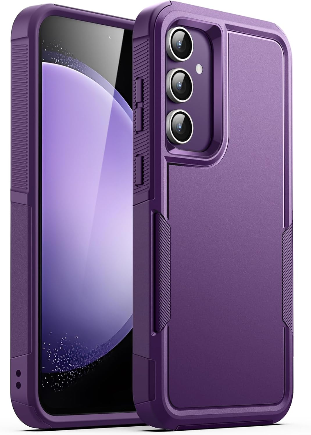 Jetech Case for Samsung Galaxy S23 FE 6.4-Inch, Heavy Duty Dual-Layer Protection, Rugged Tough Shockproof Phone Cover with Matte Design (Black)