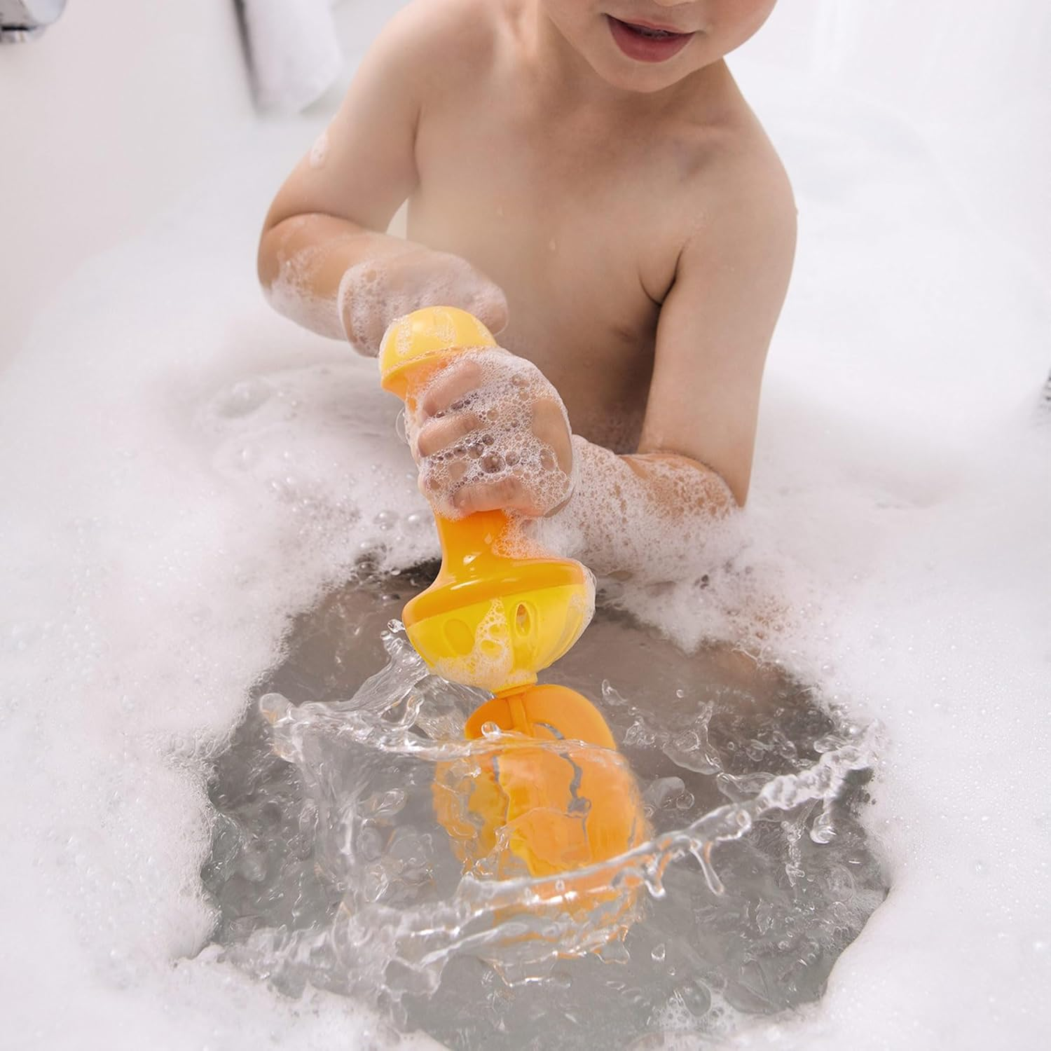 HABA Bubble Bath Whisk Orange - Create Fun Foaming Bubbles in the Bathtub! image number 1