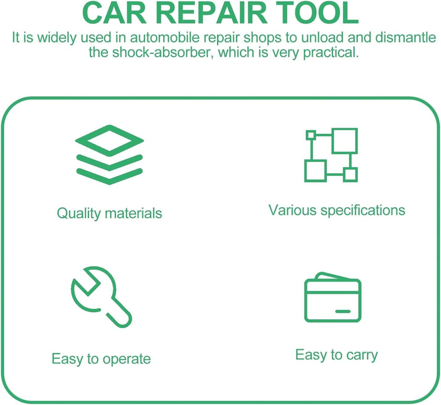 SOESFOUFU Shock Absorber Removal Sleeve Car Strut Nut Tool Strut Nut Socket for Automotive Repair Bike Tools Compatible image number 2