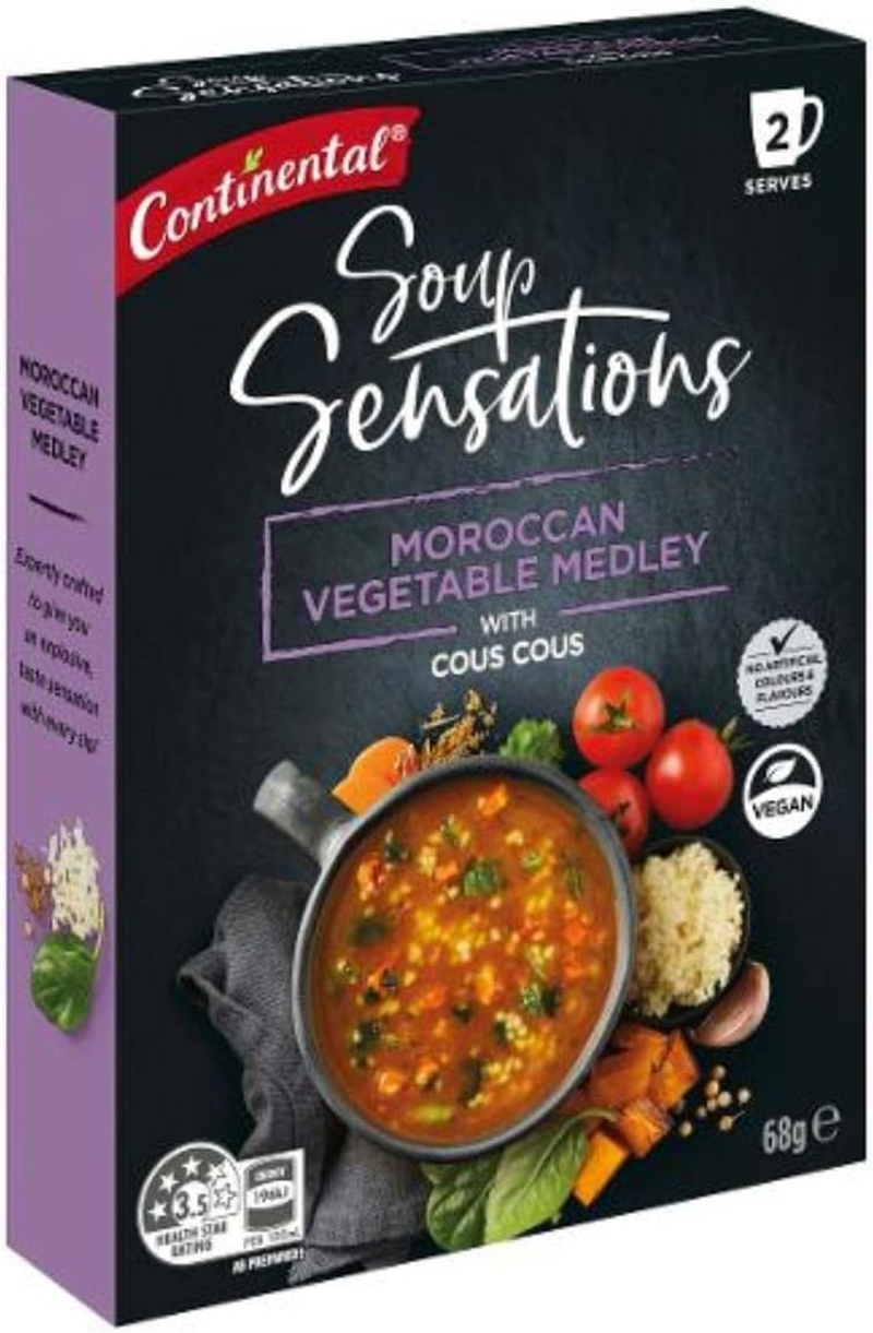 Continental Moroccan Vegetable Medley Soup Sensation 68Gm X 7