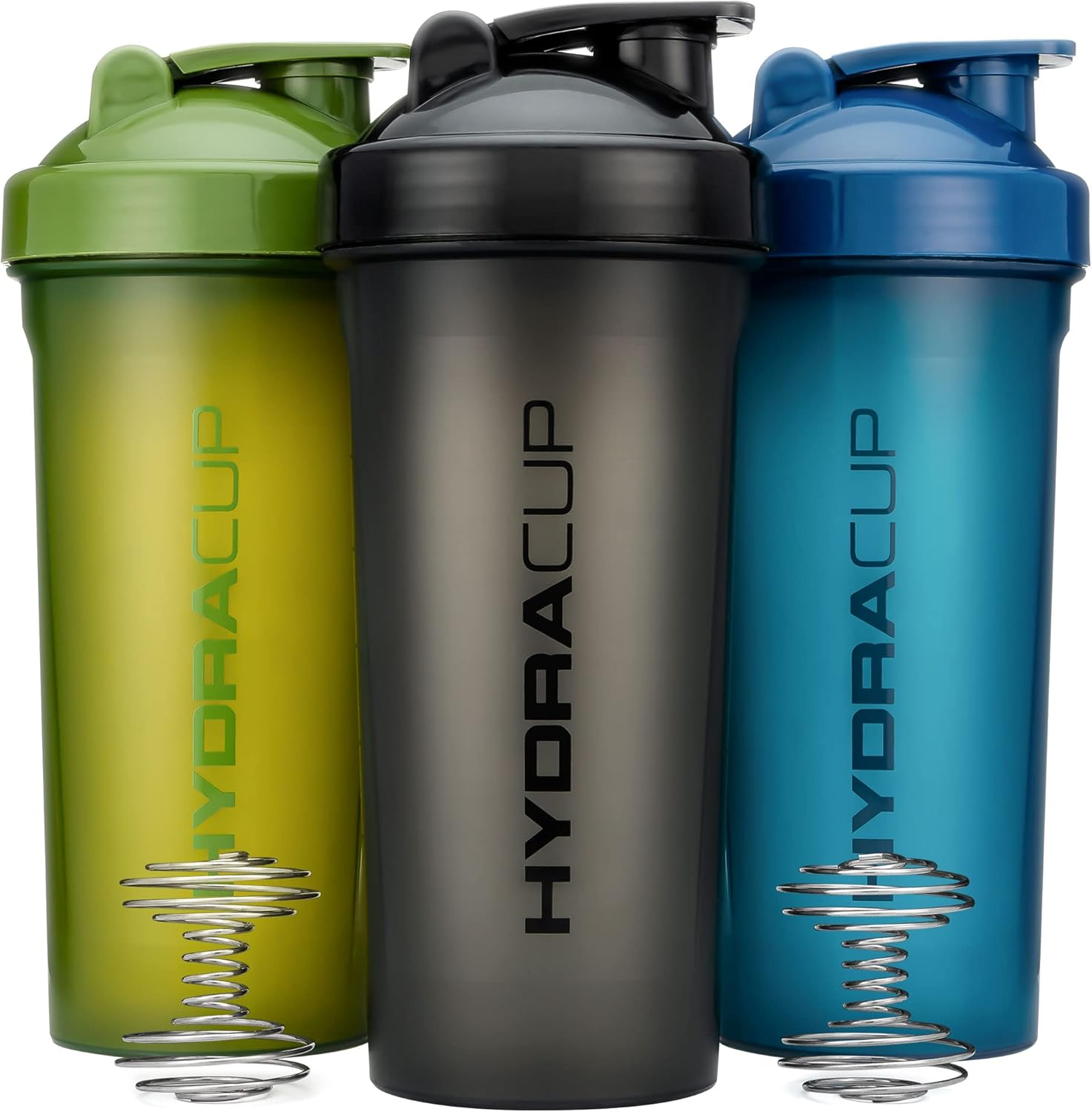 Hydra Cup 3 PACK - Extra Large Shaker Bottle, 45-Ounce Shaker Cup with Dual Blenders for Mixing Protein, From image number 4