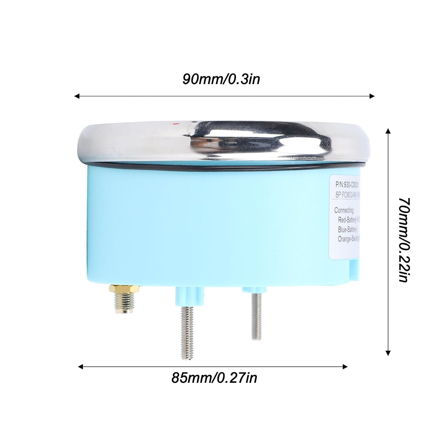 Digital GPS Speed Odometer, 85Mm GPS Speedometer, 0-160 Km/H Digital Odometer with Backlight, Easy to Read, Ideal for Car,Truck,Marine,Boat,Yacht,Motorcycle image number 2