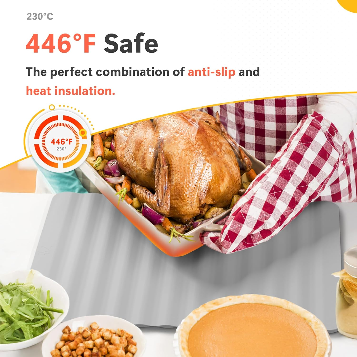 Li&Zhao Dish Drying Mats for Kitchen Counter - Dish Mat Drying Kitchen Mat Silicone Drying Mat Silicone Mats Dish Rack Mat Dish Drainer Mat image number 5