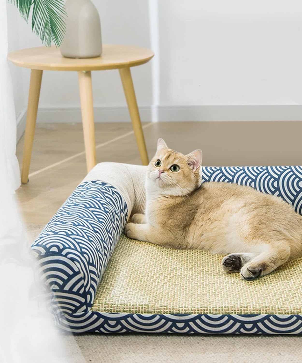 Aimoha Japanese Cooling Washable Pet Bed, Cats, Dogs, Cats, Dogs, S, Blue