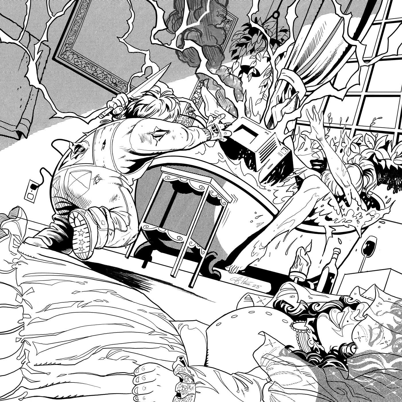 The Unofficial Horror Movie Coloring Book: from the Exorcist and Halloween to Get Out and Child'S Play, 30 Screams and Scenes to Slay with Color image number 1