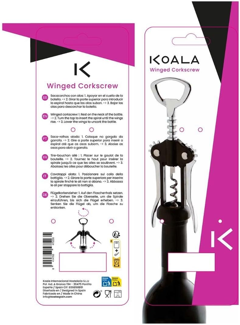 Quid S2701132 Corkscrew Cross Plastic/Stainless Steel 18/8 Stainless Steel image number 3