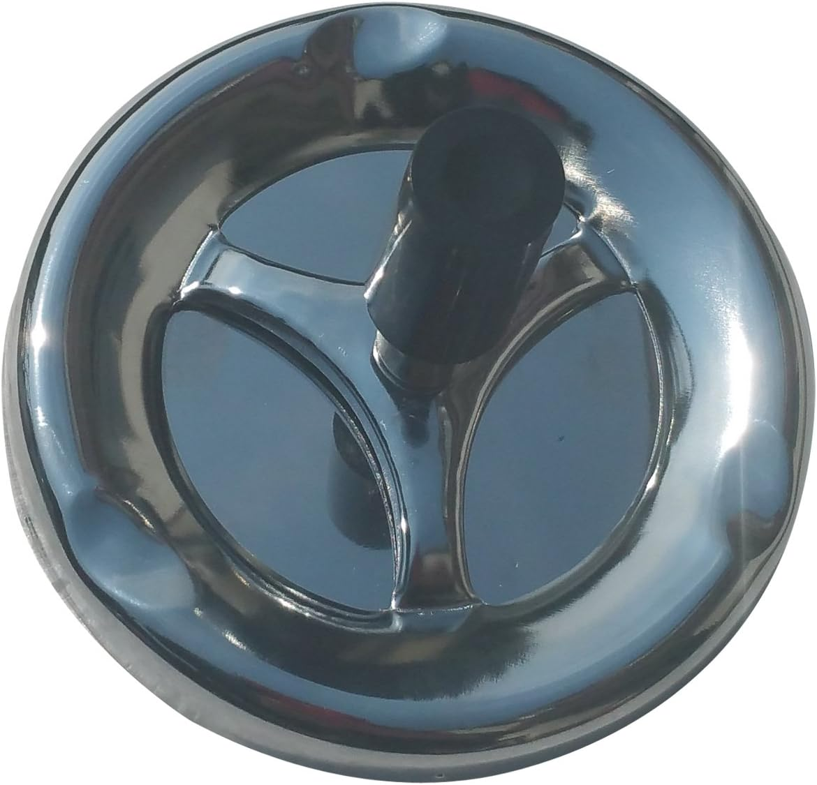 Coralpearl Smokeless Metal Tin Push down Ashtray for Cigarettes Cigars with Spinning Tray Lid Covered Portable Ash Tray Bucket for Home Tabletop,Patio,Sand,Car,Auto,Outdoors,Indoors (British 1) image number 1