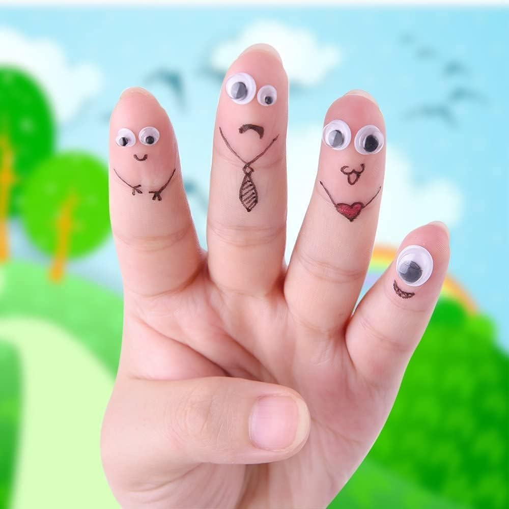 Googly Eyes Self-Adhesive, 700Pcs Wide Variety Assorted Size for Crafting, Sticky Wiggly Google Eye Stickers for DIY Craft Scrapbooking image number 4