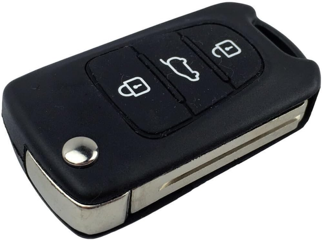 Remote Flip Car Key Shell for Kia Cerato TD 2010-2013 Case Blank Enclosure Fob Direct Replacement 3B 3 Button Unlock Lock Trunk Uncut image number 6