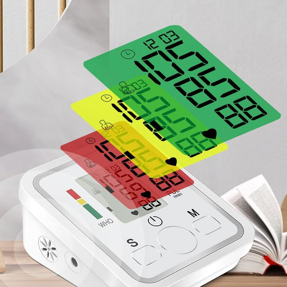 Upper Arm Blood Pressure Monitor &ndash; Portable Digital BP Machine with Irregular Heartbeat Detection, 2 User Mode with 99 Memory, Accurate Automatic Measurements image number 5