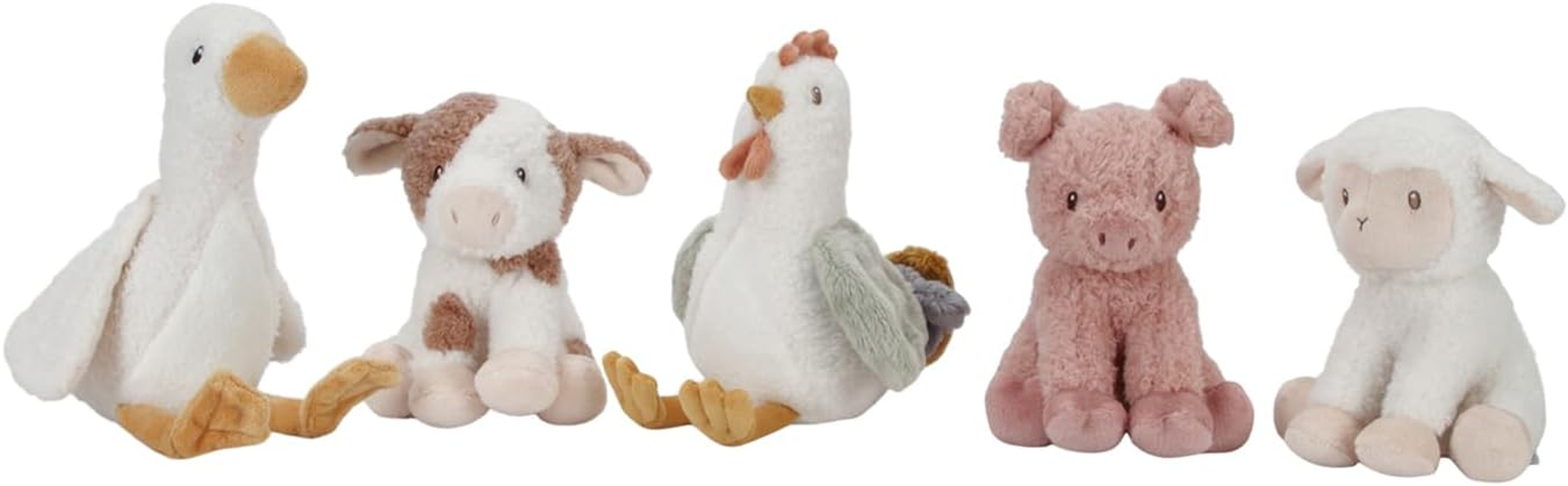 Little Dutch Little Farm Cuddle Cow, Size 17 Cm image number 4