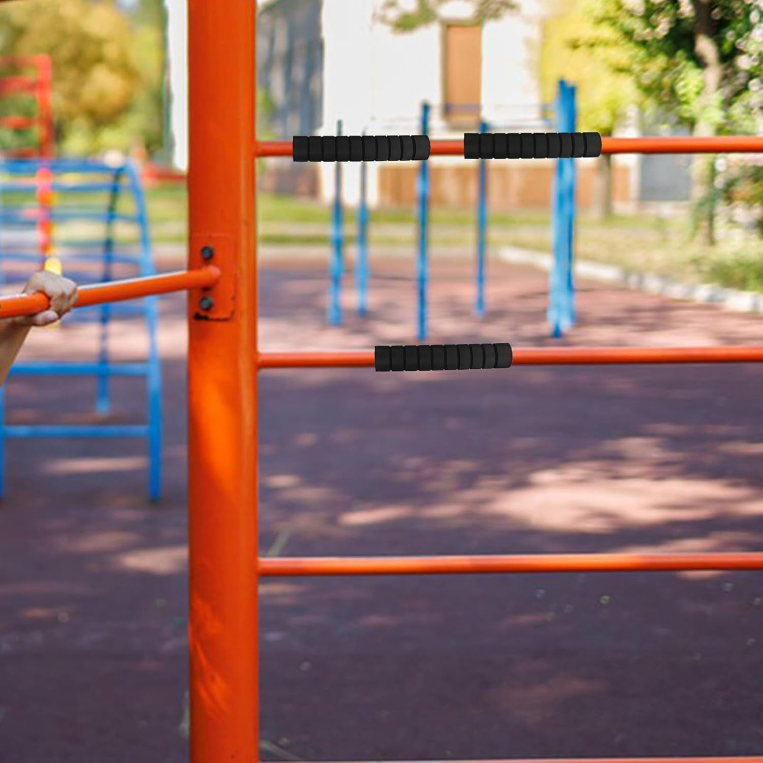 Kisangel 3Pcs Foam Tubing Grips Pull-Up Bar Grip Sleeve Sponge Foam Handle Cover Handlebar for Horizontal Bars Protector Pad