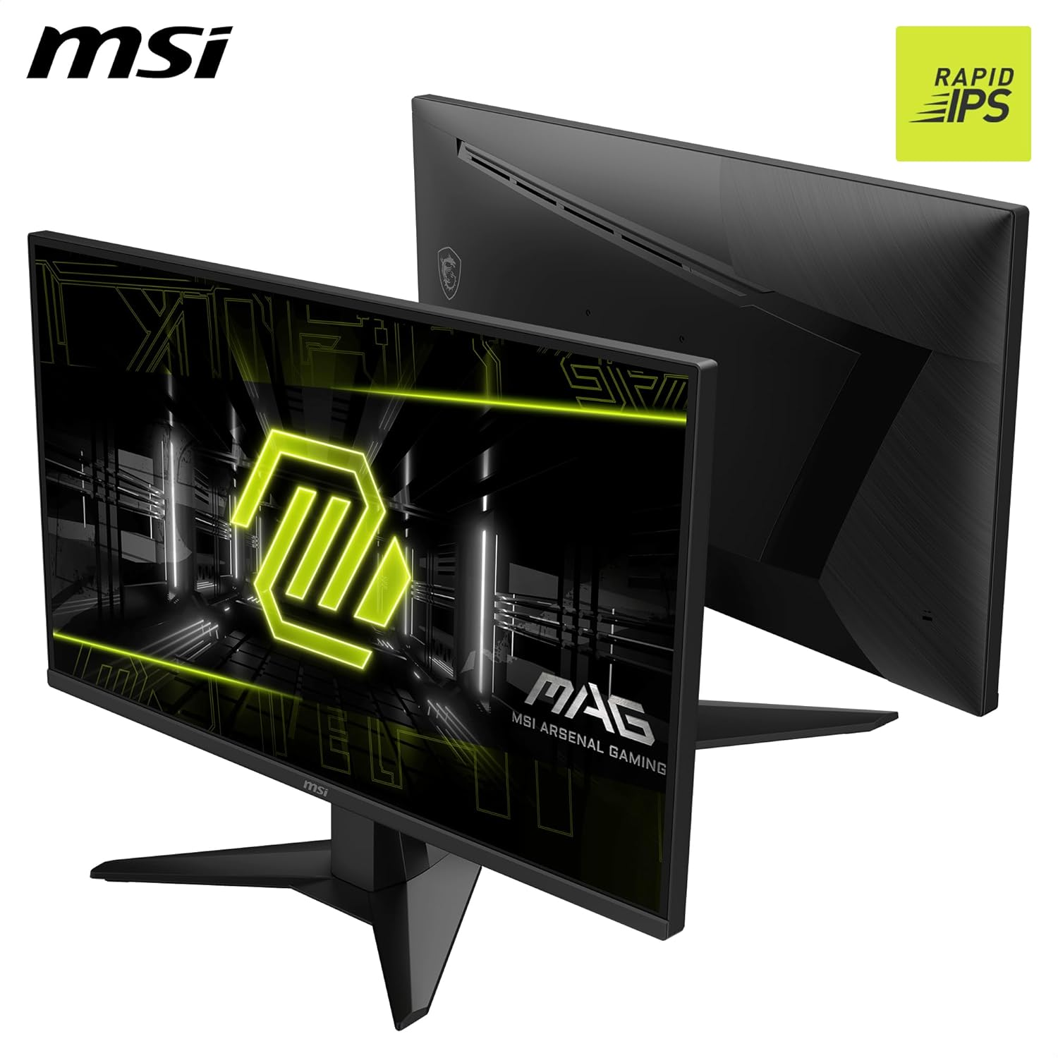 MSI MAG 275QF 27 Inch WQHD Gaming Monitor - 2560 X 1440 Rapid IPS Panel, 180 Hz / 0.5Ms (Gtg, Min.),101% Srgb Colour Gamut, Frameless Design, HDR Ready - Displayport 1.4, HDMI&trade; 2.0B(Wqhd@144Hz) image number 3