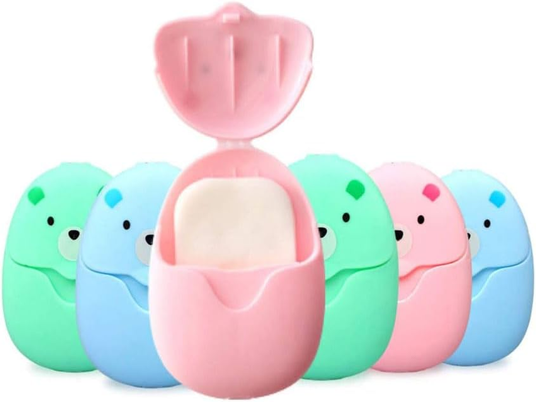 Portable Travel Soap Paper Sheets, 6 Boxes 300 Sheets Mini Disposable Paper Soap Sheets,Travel Soap Paper Sheets Disposable Soap Paper,Disposable Paper Soap Sheets Hand Washing Bath Scented Paper Soap image number 5