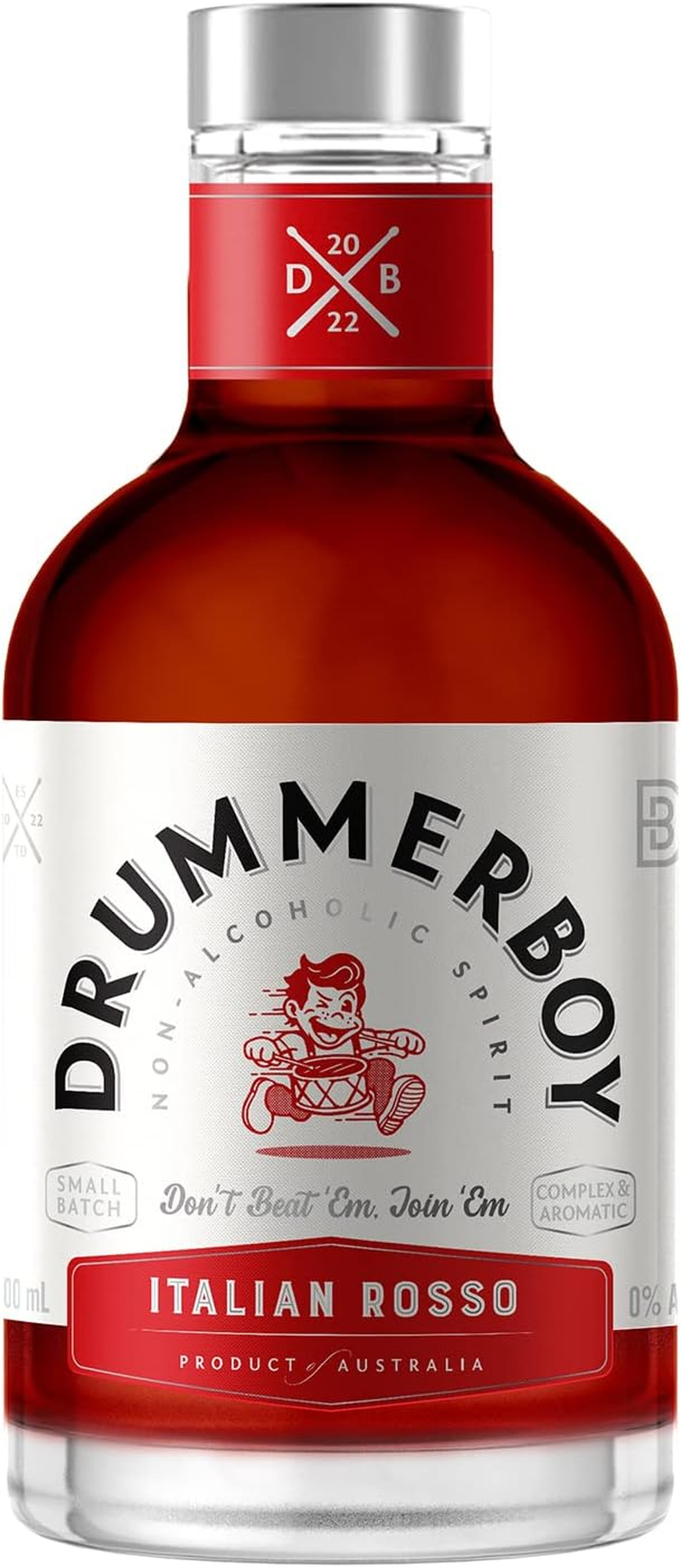 Drummerboy Italian Rosso Non Alcoholic Spirit - Sweet, Red Vermouth Style | Award Winning (200Ml) image number 4