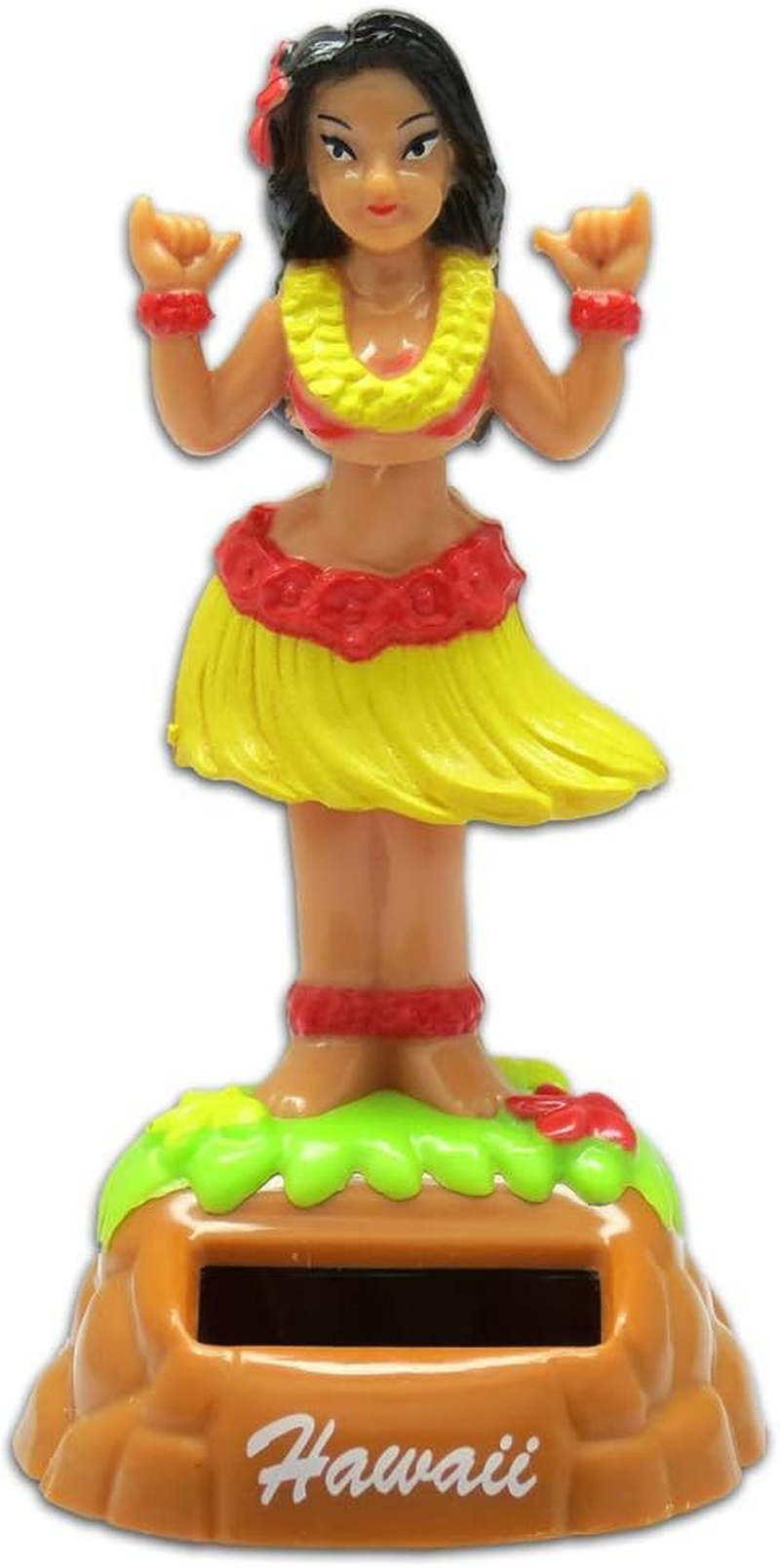 KC Hawaii Shaka Hula Girl Solar Dashboard Doll image number 1