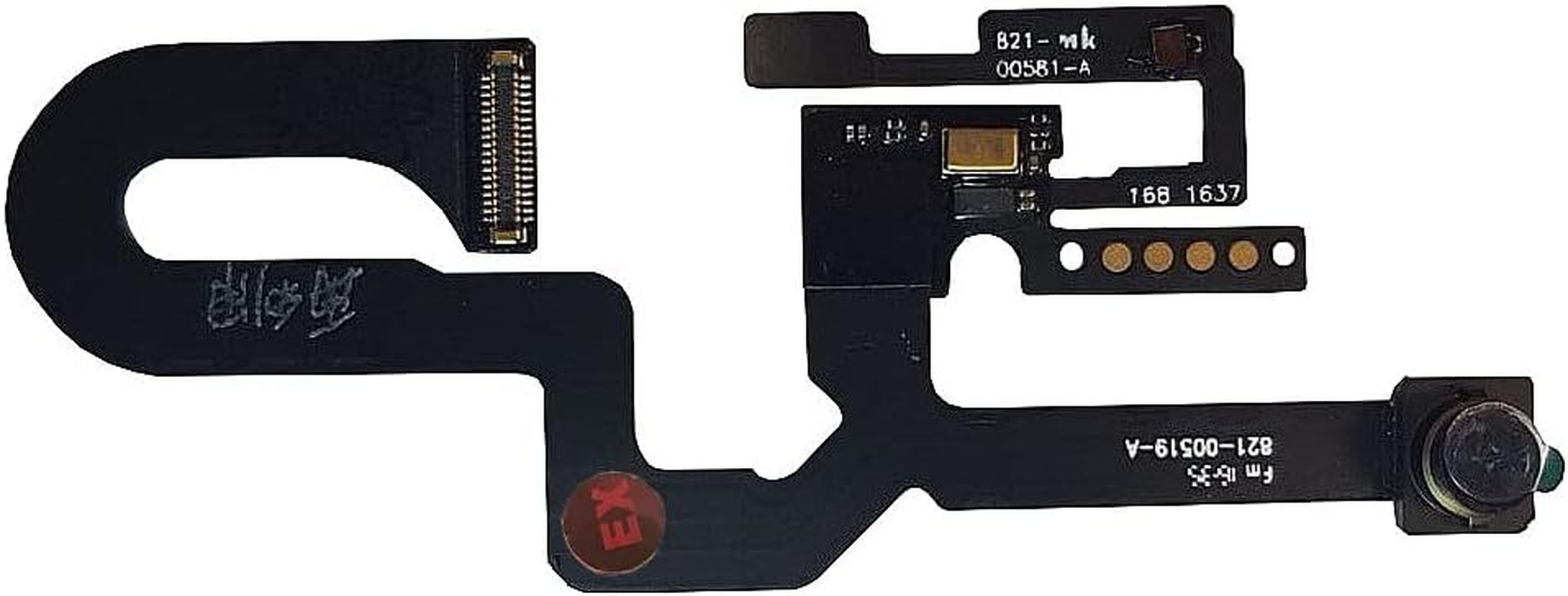 Smartex&reg; Front Face Lens Camera Compatible with Iphone X / 10 &ndash; Front Cam with Flex Cable Included - 12 image number 2