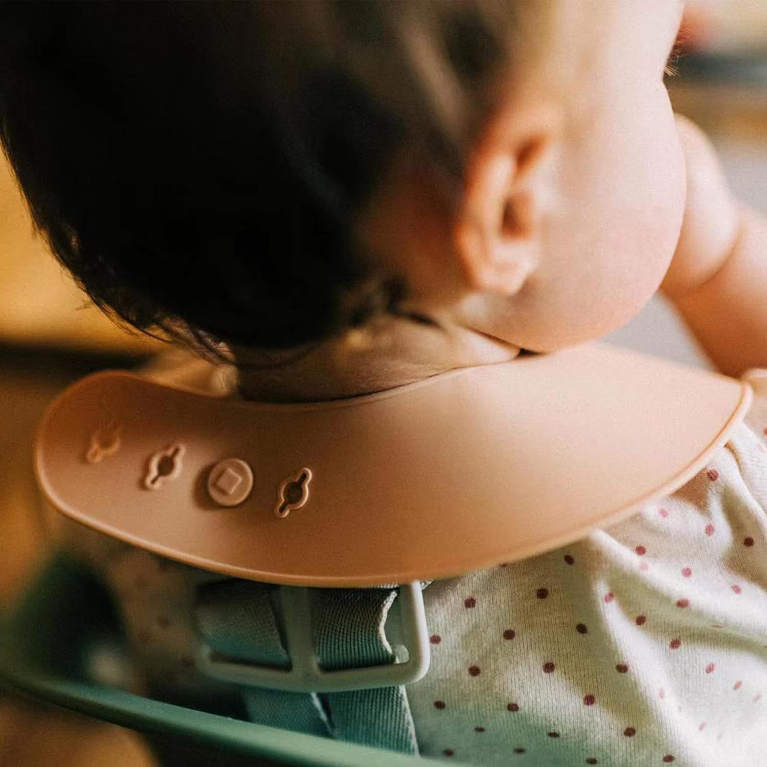 Moonkie Silicone Baby Bibs Set of 2, BPA Free Waterproof Soft Durable Adjustable Silicone Bibs for Babies & Toddlers image number 1