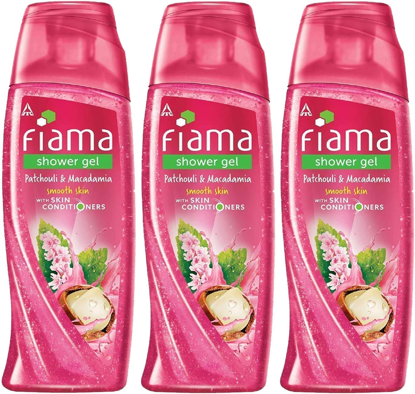 Fiama Shower Gel Patchouli & Macadamia Pure Indulgence Bodywash with Skin Conditioners, 250Ml (Pack of 3) image number 4