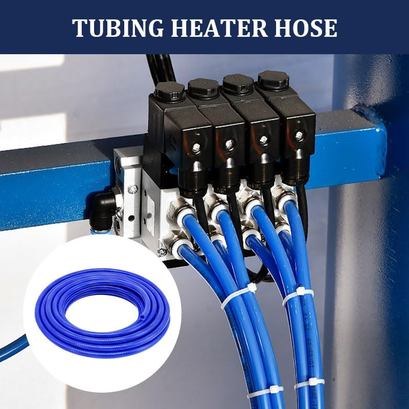 Silicone Vacuum Hose, Blue 10M ID 16Mm OD Universal Air Compressor Hose Aquarium Air Line Polyurethane PU Air Hose image number 3