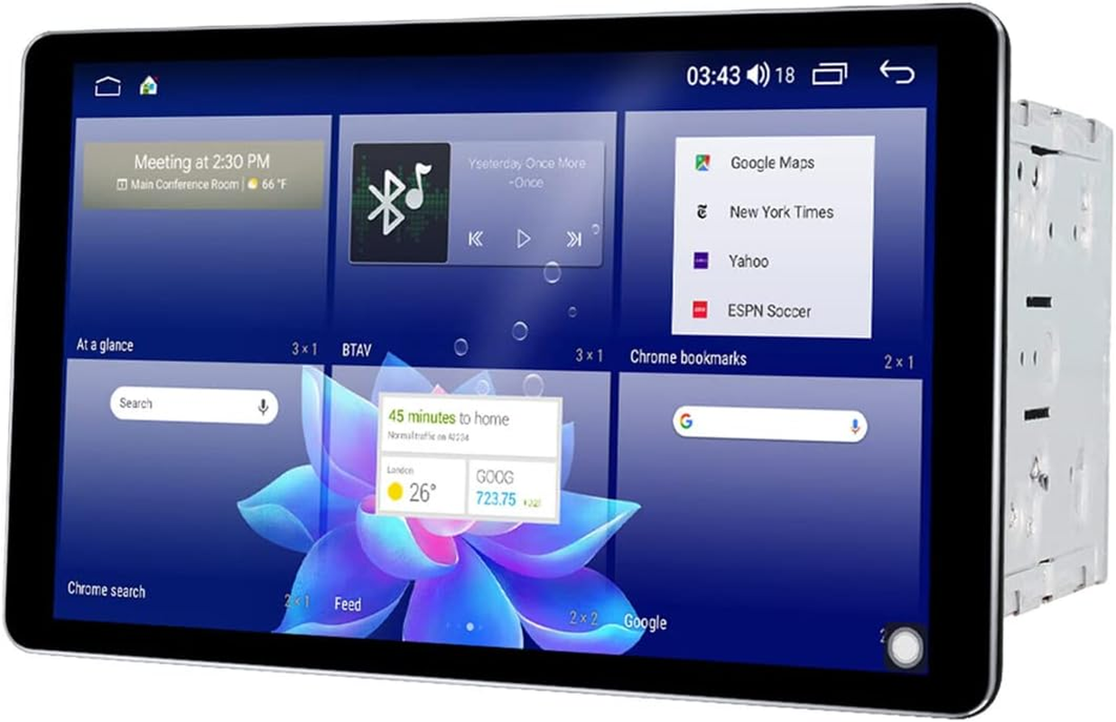 JOYING Android Car Stereo 8 Inch Double Din Android 10 Car Radio 6GB+128GB Octa Core Auto Head Unit with 1280 X 800 Full Touch Screen Support Android Auto/Bluetooth 5.1/Fast Boot/Wifi/Back-Up Camera image number 6